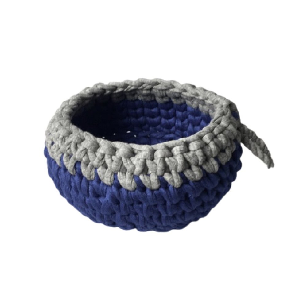 Small Crochet Basket, Home Decor